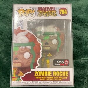 Funko Marvel Zombies Zombie Rogue Bobblehead - Green and Brown